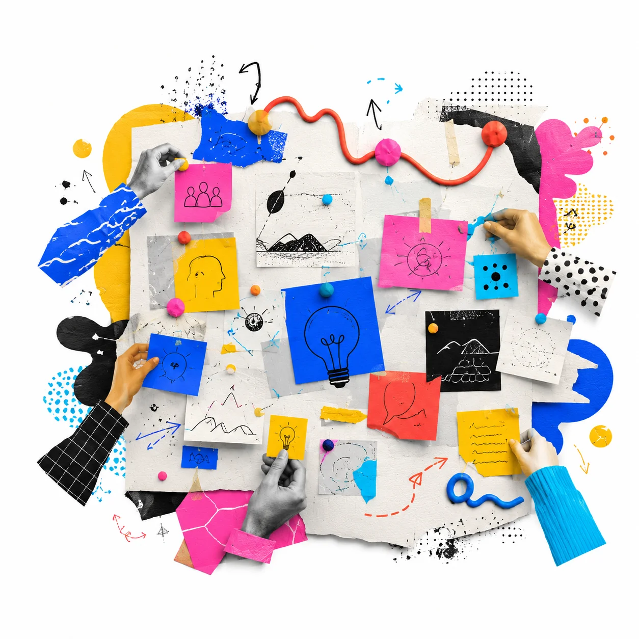 Muro de ideas colaborativo