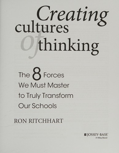 Creating Cultures of Thinking — Ron Ritchhart